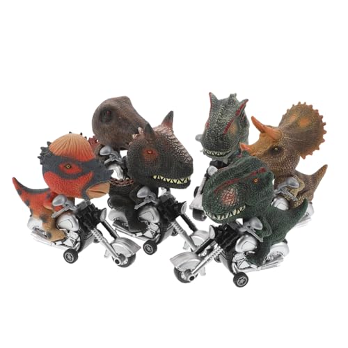 Gogogmee 6 Stück Teiliges Dinosaurier Rückziehautos Set Realistisch Gestaltete Dinosaurier Motorräder mit Friktionsantrieb Batteriefrei Robust für Drinnen und Draußen für Familienzeit Gogogmee 6 Stück Teiliges Dinosaurier Rückziehautos Set Realistisch Gestaltete Dinosaurier Motorräder mit Friktionsantrieb Batteriefrei Robust für Drinnen und Draußen für Familienzeit von Gogogmee