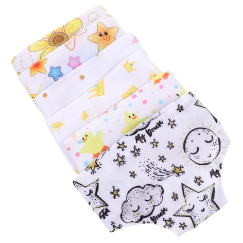 Gogogmee 6 Stück Teiliges Elastische Baumwoll Panties für Spielzeugpuppen Verstellbar Leicht Komfortabel Passend für Mädchenpuppen Praktische Puppenbekleidung von Gogogmee