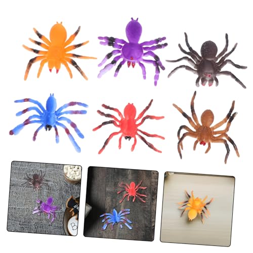 Gogogmee 6 Stück Teiliges Farbwechsel Spinnenspielzeug aus Robustem Resin Realistische Bunte Insektenmodelle für Wasseraktivierte Langlebige Halloween Dekoration und Scherzartikel Gogogmee 6 Stück Teiliges Farbwechsel Spinnenspielzeug aus Robustem Resin Realistische Bunte Insektenmodelle für Wasseraktivierte Langlebige Halloween Dekoration und Scherzartikel von Gogogmee