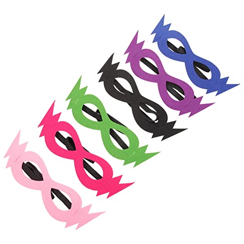 Gogogmee 6 Stück Teiliges Filz Augenklappen Bunte Kostüm Masken für Halloween Karneval Karnevalsmasken Geburtstag Verkleidung Cosplay und Langlebig Gogogmee 6 Stück Teiliges Filz Augenklappen Bunte Kostüm Masken für Halloween Karneval Karnevalsmasken Geburtstag Verkleidung Cosplay und Langlebig von Gogogmee