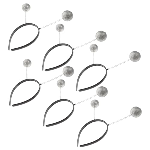 Gogogmee 6 Stück Teiliges Glitzernde Haarbänder mit Schaumstoff Silberkugeln Lustige Party Haarreifen für Erwachsene Leichter Elastischer Haarschmuck für Kostüme und Feierlichkeiten Gogogmee 6 Stück Teiliges Glitzernde Haarbänder mit Schaumstoff Silberkugeln Lustige Party Haarreifen für Erwachsene Leichter Elastischer Haarschmuck für Kostüme und Feierlichkeiten von Gogogmee