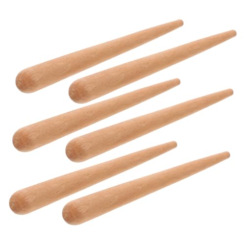 Gogogmee 6 Stück Teiliges Holz rhythmusstäbe Natürliche Percussion Instrumente Sicher Geruchsneutral für Musikalisches Lernen und Bühnenauftritte Geeignet von Gogogmee
