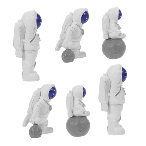 Gogogmee 6 Stück Teiliges Mini Astronauten Figuren aus Leichtem Harz Wiederverwendbare Weltraum Tortendeko und Schreibtisch Ornament für Kindergeburtstag Kreative Raumfahrer Dekoration Gogogmee 6 Stück Teiliges Mini Astronauten Figuren aus Leichtem Harz Wiederverwendbare Weltraum Tortendeko und Schreibtisch Ornament für Kindergeburtstag Kreative Raumfahrer Dekoration von Gogogmee