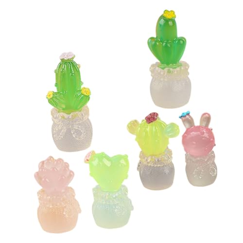 Gogogmee 6 Stück Teiliges Miniatur-Kaktus Resin Leichte Mini-pflanzenfiguren Realistische Dekoration für Puppenhaus Büro Wohnraum Vielseitige Mini Garten Wohnaccessoires Gogogmee 6 Stück Teiliges Miniatur-Kaktus Resin Leichte Mini-pflanzenfiguren Realistische Dekoration für Puppenhaus Büro Wohnraum Vielseitige Mini Garten Wohnaccessoires von Gogogmee