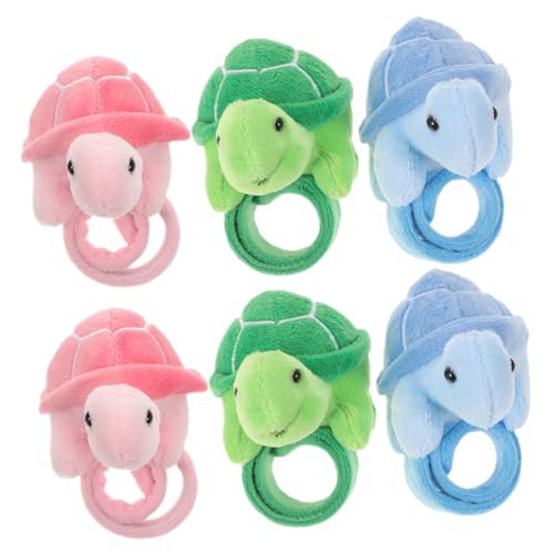 Gogogmee 6 Stück Teiliges Plüsch Schildkröte Slap Armband Cartoon Handgelenkband für Party Dekoration und Mitgebsel Niedliche Tierarmbänder Gogogmee 6 Stück Teiliges Plüsch Schildkröte Slap Armband Cartoon Handgelenkband für Party Dekoration und Mitgebsel Niedliche Tierarmbänder von Gogogmee