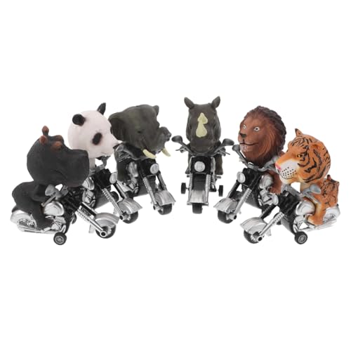 Gogogmee 6 Stück Teiliges Pull Back Auto Set mit Tierischen Inertial-motorrädern Robustes Outdoor von Eltern-Junge Mädchen-bindung und Pädagogischem Spielspaß Geburtstagsgeschenk Gogogmee 6 Stück Teiliges Pull Back Auto Set mit Tierischen Inertial-motorrädern Robustes Outdoor von Eltern-Junge Mädchen-bindung und Pädagogischem Spielspaß Geburtstagsgeschenk von Gogogmee