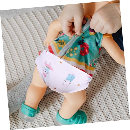 Gogogmee 6 Stück Teiliges Puppenunterwäsche Weichem Puppenhöschen für Mädchenpuppen Waschbar und Wiederverwendbar Zubehör für Puppenkostüme und Kinderspielzeug von Gogogmee