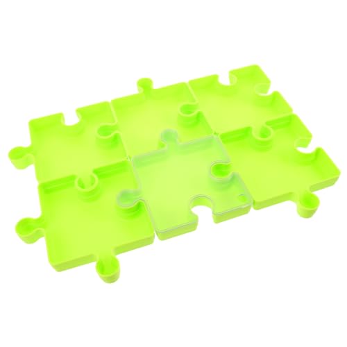 Gogogmee 6stücke Puzzleschale Mit Deckel Zum Sortieren Aus Kunststoff Für Puzzles Verschiedener Aufbewahrungsbox Für Kinderspielzeug Tragbar Für Zuhause Schule Und Reisen von Gogogmee