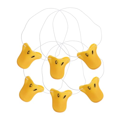 Gogogmee 6 Stück Teiliges Realistische Entennasen Cosplay Nasen Kostüm Zubehör Lustige Tiernase Partydeko Einfach zu Tragen für Halloween Karneval und Fasching von Gogogmee