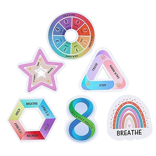 Gogogmee 6 Stück Teiliges Sensorischer Aufkleber Peva Strukturierte Beruhigende Sticker für Handy Laptop und Desktop Farbenfrohes DIY Sinnesspielzeug gegen Unruhe und Angst Selbstklebend Gogogmee 6 Stück Teiliges Sensorischer Aufkleber Peva Strukturierte Beruhigende Sticker für Handy Laptop und Desktop Farbenfrohes DIY Sinnesspielzeug gegen Unruhe und Angst Selbstklebend von Gogogmee