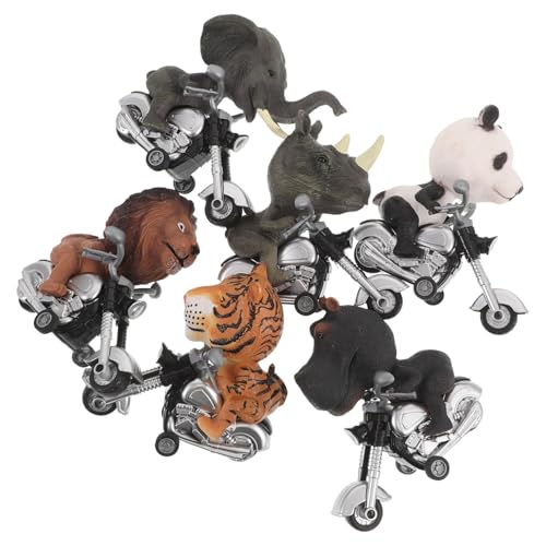 Gogogmee 6 Stück Teiliges Set Tierische Rückziehautos mit Reibungsantrieb Langlebige Kinderfahrzeuge Batteriefrei Fördert Neugier und Lernen Geeignet für Drinnen und Draußen Geschenkidee von Gogogmee