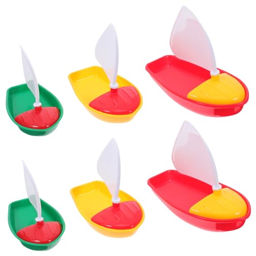 Gogogmee 6 Stück Teiliges Strandspielzeug Bunte Segelboote aus Robustem Kunststoff Wasserspielzeug für Erwachsene Outdoor für Strand und Planschbecken Zufällige Farbe Gogogmee 6 Stück Teiliges Strandspielzeug Bunte Segelboote aus Robustem Kunststoff Wasserspielzeug für Erwachsene Outdoor für Strand und Planschbecken Zufällige Farbe von Gogogmee