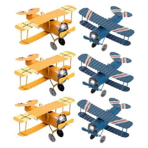 Gogogmee 6 Stück Teiliges Vintage Eisenflugzeug Modell Retro Airplane Hanging Decor für Kinderzimmer Klassenzimmer Spielzimmer Flugzeug Deko Kreative Wohnraumdekoration Gogogmee 6 Stück Teiliges Vintage Eisenflugzeug Modell Retro Airplane Hanging Decor für Kinderzimmer Klassenzimmer Spielzimmer Flugzeug Deko Kreative Wohnraumdekoration von Gogogmee