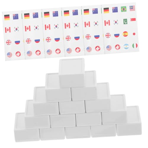 Gogogmee 65Stücke Mahjong Spielsteine mit Nationalflaggen Design Langlebige Aufkleber für Unterhaltsame Familienabende Reisen und Partys Einfacher Spielablauf Gogogmee 65Stücke Mahjong Spielsteine mit Nationalflaggen Design Langlebige Aufkleber für Unterhaltsame Familienabende Reisen und Partys Einfacher Spielablauf von Gogogmee