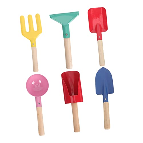 Gogogmee 6Stücke Sandspielzeug Metall Beachschaufeln mit Holzgriffen für Strand und Sandkasten Fördert Kreativität und Koordination Buntes für Jungen und Mädchen Gogogmee 6Stücke Sandspielzeug Metall Beachschaufeln mit Holzgriffen für Strand und Sandkasten Fördert Kreativität und Koordination Buntes für Jungen und Mädchen von Gogogmee