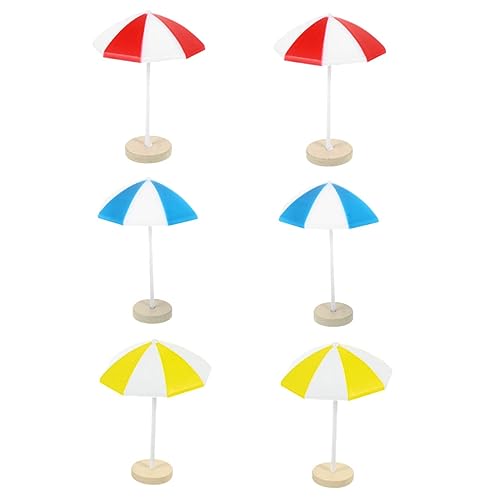 Gogogmee 6Stücke Strandschirm Puppenhaus Deko Mikro Landschaft Sommer Strand Dekoration Leicht Aufzustellen für Garten Dekoration Gogogmee 6Stücke Strandschirm Puppenhaus Deko Mikro Landschaft Sommer Strand Dekoration Leicht Aufzustellen für Garten Dekoration von Gogogmee