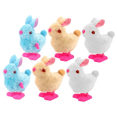 Gogogmee 6Stücke Wind Up Plüsch Kaninchen Lustige und Bunte Mechanische Spielzeuge für zu Ostern Kinderfestspielzeug Sicheres und Langlebiges Material Gogogmee 6Stücke Wind Up Plüsch Kaninchen Lustige und Bunte Mechanische Spielzeuge für zu Ostern Kinderfestspielzeug Sicheres und Langlebiges Material von Gogogmee