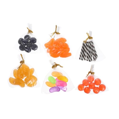 Gogogmee 6Taschen Lebensmittel mit Mini Verpackten Snacks für Puppenhaus Deko Realistische Requisiten für Modelle und Dollhouses von Gogogmee