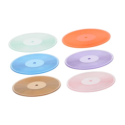 Gogogmee 6pcs Miniatur Vinyl Record Dollhouse Mini Phonograph Record Miniature Rekordmodell Für Vintage Doll House Für Sammler Und Musikliebhaber Gogogmee 6pcs Miniatur Vinyl Record Dollhouse Mini Phonograph Record Miniature Rekordmodell Für Vintage Doll House Für Sammler Und Musikliebhaber von Gogogmee
