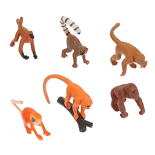 Gogogmee 6st Affenmodell Affenspielzeug Für Kinder Dschungeltierfiguren Tierfiguren Für Kuchen Gorillafiguren Für Kinder Spielzeug Für Tiermodelle Tiere Kuchenfiguren Affenschmuck Plastik Gogogmee 6st Affenmodell Affenspielzeug Für Kinder Dschungeltierfiguren Tierfiguren Für Kuchen Gorillafiguren Für Kinder Spielzeug Für Tiermodelle Tiere Kuchenfiguren Affenschmuck Plastik von Gogogmee