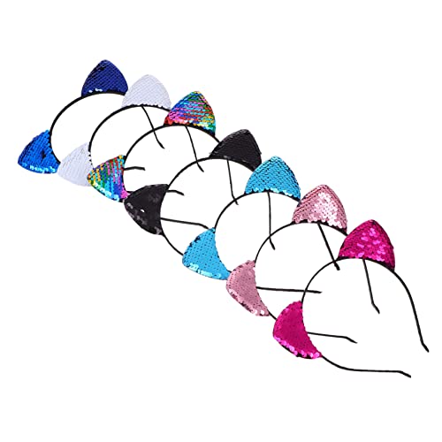 Gogogmee 7 Stück Teiliges Katzenohren Haarband Glitzernde Haaraccessoires für Partys Kostüme und Festivals Bequem und für Erwachsene Zufällige Farbe Zufällige Farbe Gogogmee 7 Stück Teiliges Katzenohren Haarband Glitzernde Haaraccessoires für Partys Kostüme und Festivals Bequem und für Erwachsene Zufällige Farbe Zufällige Farbe von Gogogmee