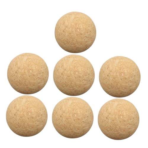 Gogogmee 7 Stück Teiliges Tischfußball Zubehör aus Kork Mini Kickerbälle für Authentisches Spielgefühl Langlebig Leicht und Schnell zu Installieren für Tischkicker Junge Mädchen und von Gogogmee