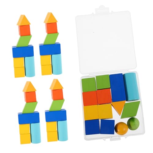Gogogmee 70 Stück Teiliges Geometrisches Modellbau Formen Pädagogisches Lernspielzeug für Grundschule und Vorschulkinder Fördert Räumliches Denken und Kreative Problemlösung von Gogogmee