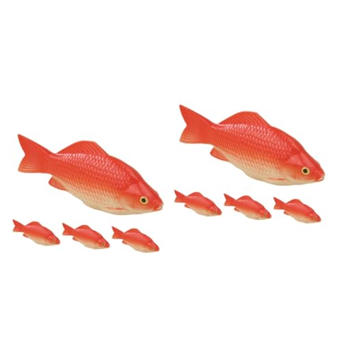Gogogmee 8 STK Simulation von Schaumfischen lebensechter Meeresfisch Spielzeug künstliche Fische Plastik Fische deko Fische lebensechtes Simulationstiermodell Simulation Tierfigur rot Gogogmee 8 STK Simulation von Schaumfischen lebensechter Meeresfisch Spielzeug künstliche Fische Plastik Fische deko Fische lebensechtes Simulationstiermodell Simulation Tierfigur rot von Gogogmee