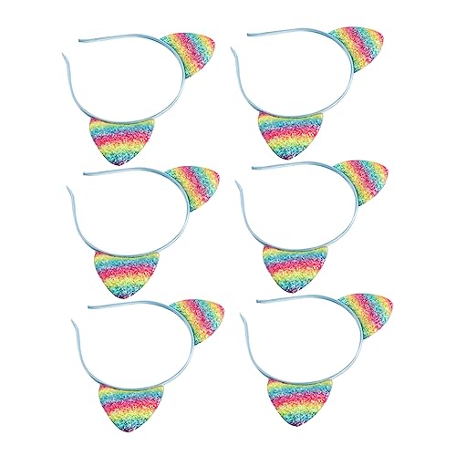 Gogogmee 8 Stück Katzenohren Haarreif Teiliges Regenbogenfarben für Mädchen Tägliches Tragen Partys Geburtstagsfeiern und Cosplay Rutschfest und Bequem für Altersgruppen Gogogmee 8 Stück Katzenohren Haarreif Teiliges Regenbogenfarben für Mädchen Tägliches Tragen Partys Geburtstagsfeiern und Cosplay Rutschfest und Bequem für Altersgruppen von Gogogmee