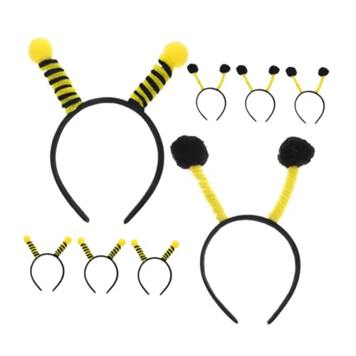 Gogogmee 8 Stück Kreative Bienen Haarreifen Lustige Party Stirnbänder mit Fühler für Kostüme und Feiern Gelb Schwarz für Erwachsene für Halloween und Besondere Anlässe Gogogmee 8 Stück Kreative Bienen Haarreifen Lustige Party Stirnbänder mit Fühler für Kostüme und Feiern Gelb Schwarz für Erwachsene für Halloween und Besondere Anlässe von Gogogmee