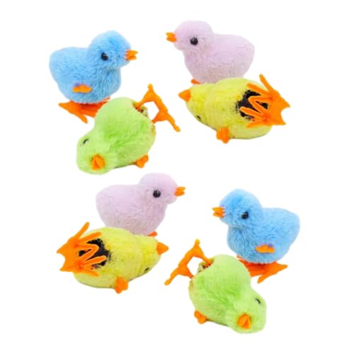 Gogogmee 8 Stück Teiliges Aufziehspielzeug Küken Plüschtier Wind Up Springendes Huhn für Junge Mädchen Katzen Interaktives Lernspielzeug Zufällige Farbe Zufällige Farbe von Gogogmee