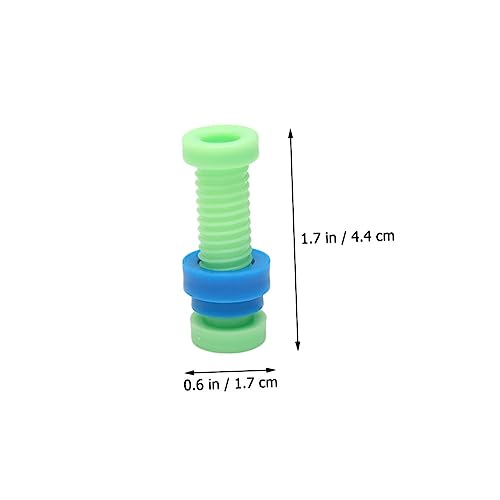 Gogogmee 8 Stück Teiliges Bunte Abs Schrauben Stressabbau Lernspielzeug für Erwachsene Lustiges Tragbares Druckentlastungs und Fingerspielzeug Zufällige Farbe Zufällige Farbe von Gogogmee