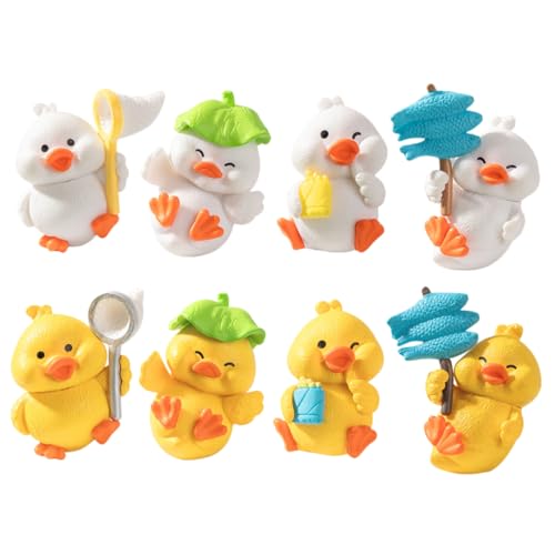 Gogogmee 8 Stück Teiliges Figuren Harz Lifelike Tierchen für Landschaften Bonsai Dekorationen und Gartenornamente für Mini und Topfpflanzen von Gogogmee