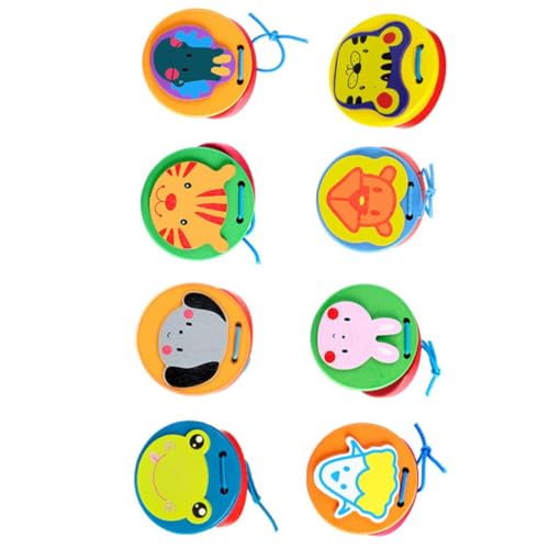 Gogogmee 8 Stück Teiliges Holz Kastagnetten Bunte Tiermotive Musikalisches Lernspielzeug für Kleinkinder Pädagogisches Musikspielzeug Hand Augen Koordination und Hörvermögen Gogogmee 8 Stück Teiliges Holz Kastagnetten Bunte Tiermotive Musikalisches Lernspielzeug für Kleinkinder Pädagogisches Musikspielzeug Hand Augen Koordination und Hörvermögen von Gogogmee