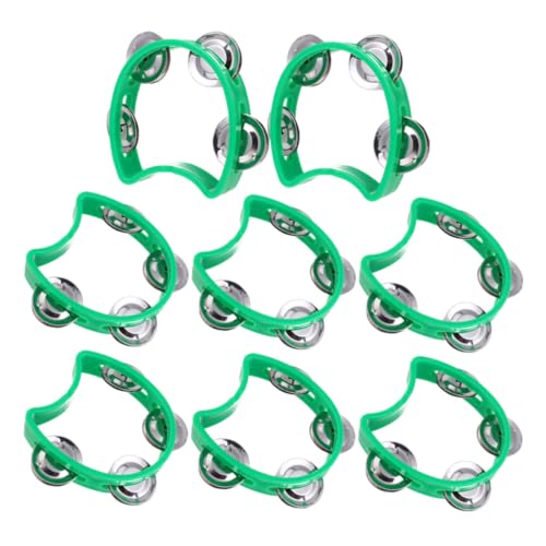 Gogogmee 8 Stück Teiliges Kindertamburin Grün Handliches Musikspielzeug mit Schellen Ergonomisch für Kleinkinder für Musikförderung Rhythmusentwicklung und Gruppenaktivitäten Gogogmee 8 Stück Teiliges Kindertamburin Grün Handliches Musikspielzeug mit Schellen Ergonomisch für Kleinkinder für Musikförderung Rhythmusentwicklung und Gruppenaktivitäten von Gogogmee