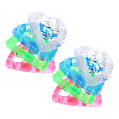 Gogogmee 8 Stück Teiliges Led-Tamburin Bunte Blinkende Handtrommeln Party Konzert Festival Zufällige Farbe Gogogmee 8 Stück Teiliges Led-Tamburin Bunte Blinkende Handtrommeln Party Konzert Festival Zufällige Farbe von Gogogmee