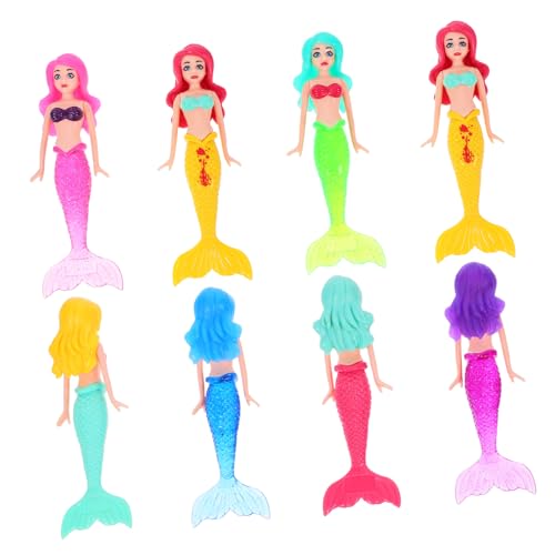 Gogogmee 8 Stück Teiliges Meerjungfrauen Tauchspielzeug Set für Leichte Bunte Kunststoff Meerjungfrauen für Pool Spaß und Tauchspiele für Kleine Schwimmer und Wasserabenteuer Gogogmee 8 Stück Teiliges Meerjungfrauen Tauchspielzeug Set für Leichte Bunte Kunststoff Meerjungfrauen für Pool Spaß und Tauchspiele für Kleine Schwimmer und Wasserabenteuer von Gogogmee