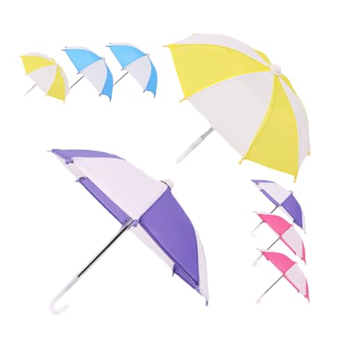 Gogogmee 8 Stück Teiliges Mini Puppenschirm Farbenfrohe Detailreiche Miniatur Regenschirme für Puppenhaus Dekoration Kindgerechte Realistische Accessoires für Kreatives und Fotorequisiten Gogogmee 8 Stück Teiliges Mini Puppenschirm Farbenfrohe Detailreiche Miniatur Regenschirme für Puppenhaus Dekoration Kindgerechte Realistische Accessoires für Kreatives und Fotorequisiten von Gogogmee