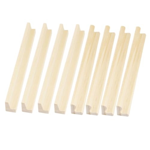 Gogogmee 19 cm Holztabletts 8er Set Naturholz Handwerk Für Zubehör Einfach Zu Organisierendes Geschäft von Gogogmee