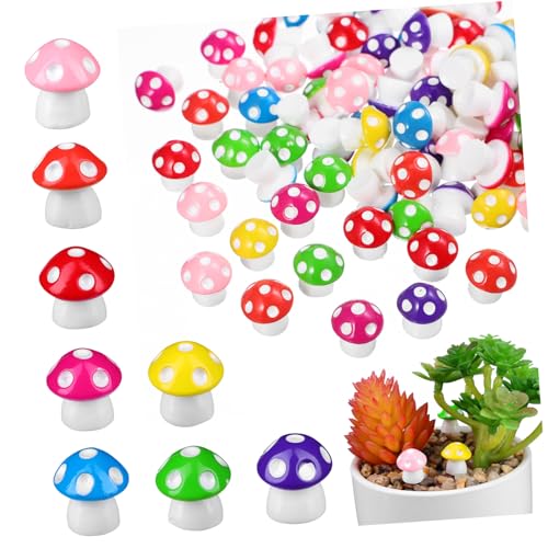 Gogogmee 80 Stück Teiliges Mini Pilz aus Resin Bunte Miniatur Pilzornamente für Garten Feengarten Micro Landschaft Tischdekoration Vielseitige Mini Figuren für DIY und Heimdeko Gogogmee 80 Stück Teiliges Mini Pilz aus Resin Bunte Miniatur Pilzornamente für Garten Feengarten Micro Landschaft Tischdekoration Vielseitige Mini Figuren für DIY und Heimdeko von Gogogmee