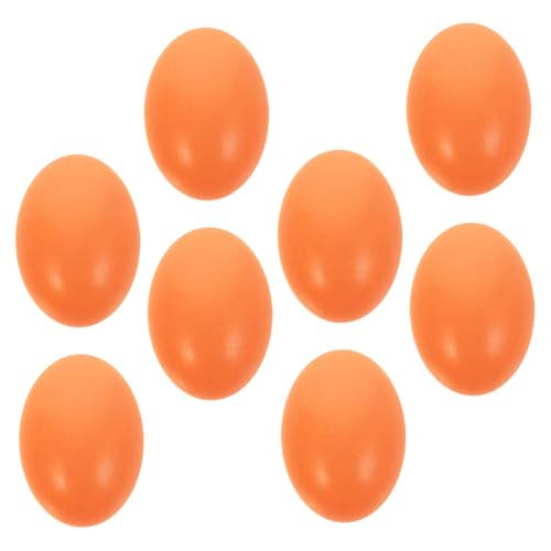Gogogmee 8Stücke Künstliche Holzeier Realistische DIY Deko für Ostern Malen Basteln Wiederverwendbare und Sicher für Hühnertraining und Osterdekoration Gogogmee 8Stücke Künstliche Holzeier Realistische DIY Deko für Ostern Malen Basteln Wiederverwendbare und Sicher für Hühnertraining und Osterdekoration von Gogogmee