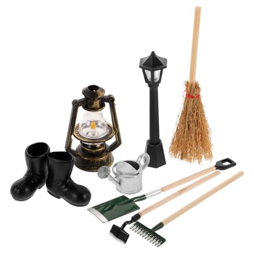 Gogogmee 8Stücke Maßstab Gartengeräte für Puppenhaus Dekoration Schaufel und Rechen für Kreative Garten Szenen Gogogmee 8Stücke Maßstab Gartengeräte für Puppenhaus Dekoration Schaufel und Rechen für Kreative Garten Szenen von Gogogmee