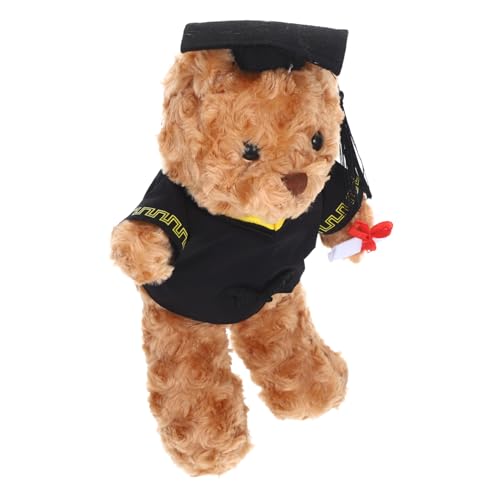 Gogogmee Abschluss Bär Plüschtier mit Doktorhut für Graduierungsfeiern und Vielseitig Einsetzbar Langlebig und Sicher für Absolventen von Gogogmee