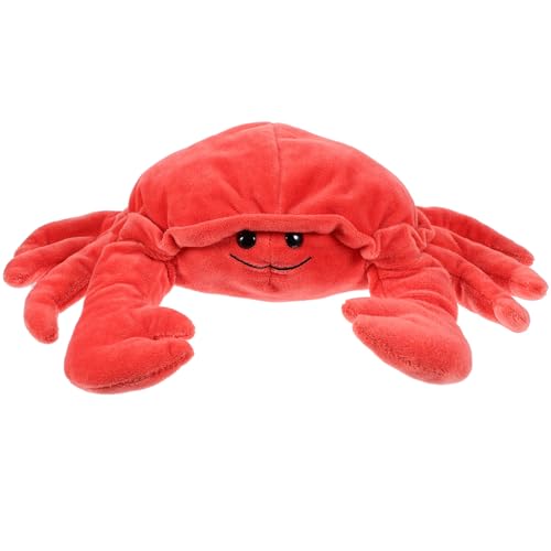 Gogogmee Adorable Krabben handpuppe mit Beweglichem Mund Interaktives Puppenspielzeug für Erwachsene Dekorative für Geschichten Erzählen und Eltern Junge Mädchen Spiele von Gogogmee
