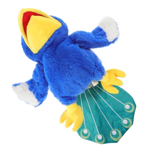 Gogogmee Adorable Pfau Handpuppe aus Weichem Plüsch Interaktive für Fördert Rollenspiel und Hand Auge koordination Waschbar für Kindergarten und Zuhause von Gogogmee