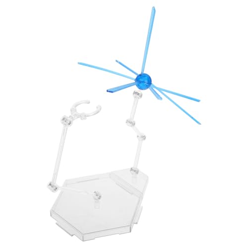 Gogogmee Artikulierter Figurenständer mit Spezialeffekten Stabiler Displayhalter für Actionfiguren Vielseitig Kompatibel zur Modellpräsentation und Sammlungspflege Blau von Gogogmee