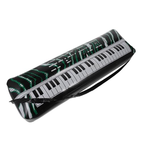 Gogogmee Aufblasbares PVC Keyboard Lustiges Tragbares Musikinstrument Für Strand Poolpartys Wiederverwendbare Elektronische Orgel Requisite Für Tropische Musik-Events von Gogogmee