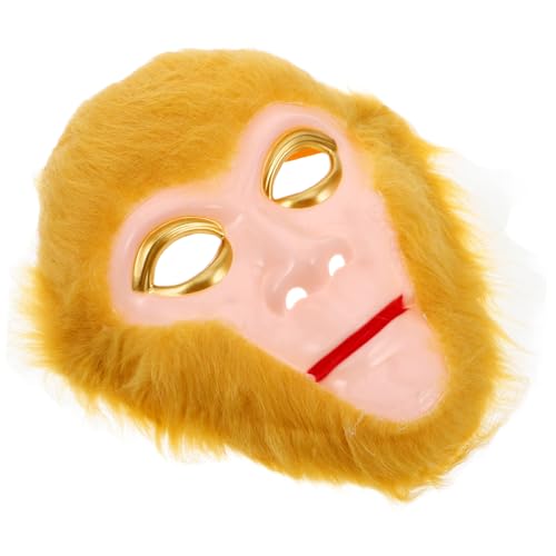 Gogogmee Authentische Monkey King Maske Wukong Kostüm mit Felloptik Leichte Verstellbare Affenmaske für Erwachsene für Halloween Cosplay Karneval und Party Gogogmee Authentische Monkey King Maske Wukong Kostüm mit Felloptik Leichte Verstellbare Affenmaske für Erwachsene für Halloween Cosplay Karneval und Party von Gogogmee