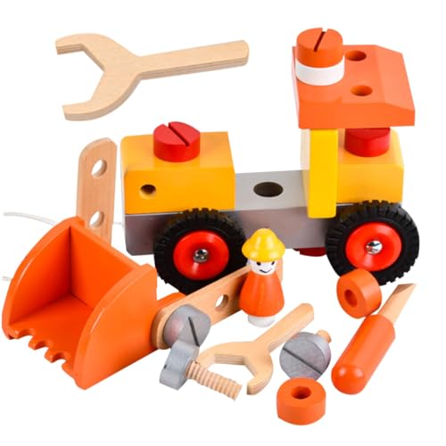 Gogogmee Bagger Puzzle Modell Pädagogisches Baustellenfahrzeug aus Hochwertigem Sicher und Detailreich für Jungen und Mädchen Ab Jahren Lernspielzeug Geschenk von Gogogmee