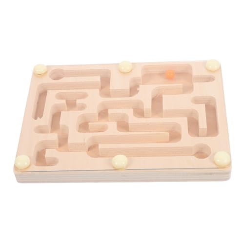 Gogogmee Balanciertes Holz Puzzle Labyrinthspielzeug für Motorisches Lernspielzeug mit Beweglichen Kugeln Fördert Hand Auge Koordination Geschicklichkeit und Konzentration Geeignet für Gogogmee Balanciertes Holz Puzzle Labyrinthspielzeug für Motorisches Lernspielzeug mit Beweglichen Kugeln Fördert Hand Auge Koordination Geschicklichkeit und Konzentration Geeignet für von Gogogmee